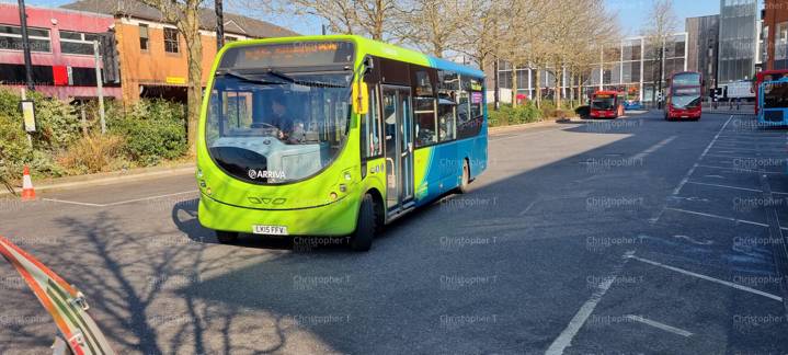 Image of Arriva Beds and Bucks vehicle 2327. Taken by Christopher T at 11.37.51 on 2022.03.08